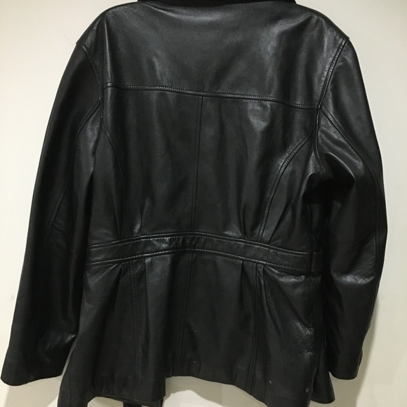 JLC New York Outerwear Black Collard Jacket - Picture 4 of 4